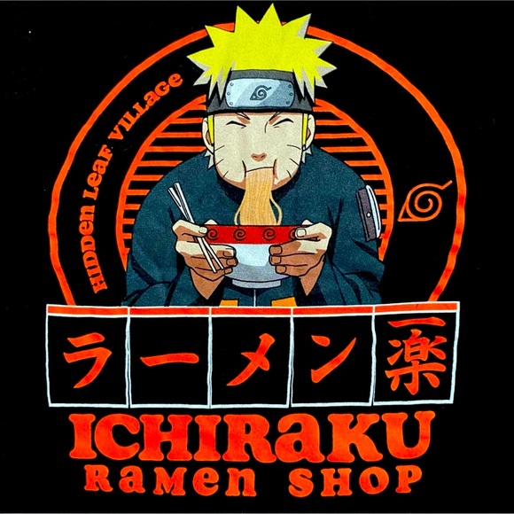 Rare Naruto Shippuden New Ichiraku Ramen Shop Tee - Picture 2 of 2